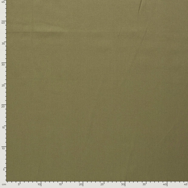 Jeans tissu Unicolore Vert kaki