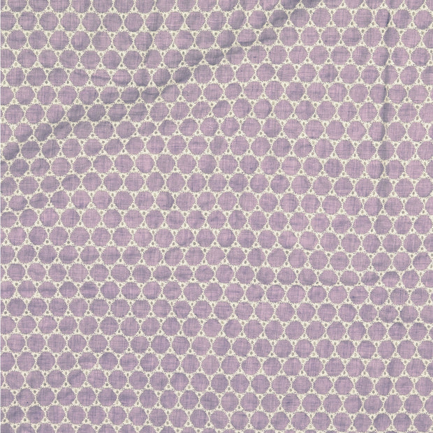 Voile fabrik Geometrische Mauve