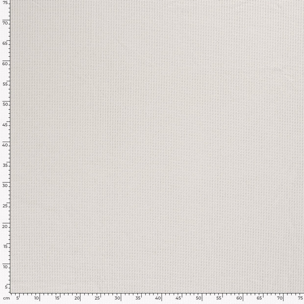 Gauffré Jersey tissu Unicolore Gris clair