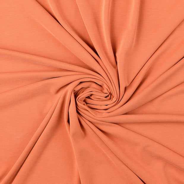 Jersey de Coton tissu Brique 