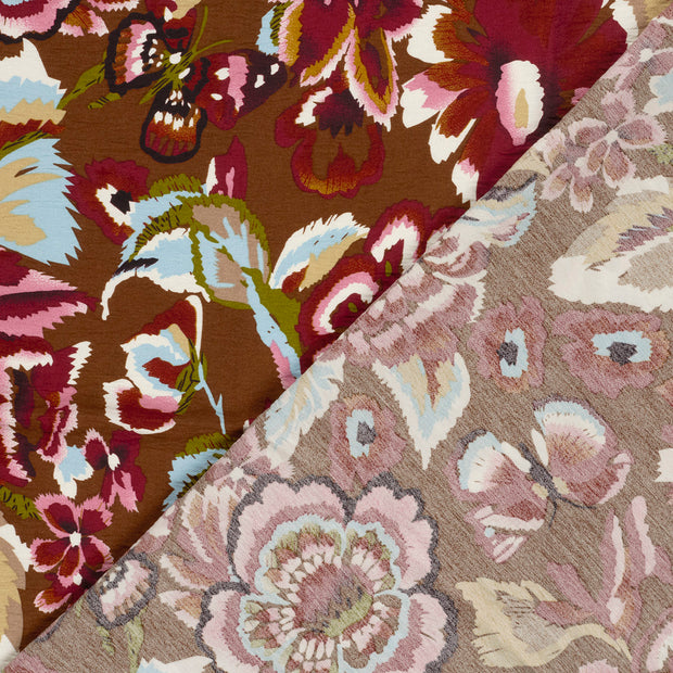 Viscose Nylon Crepe fabrik bedruckt 