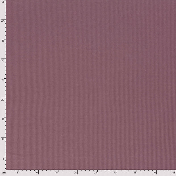 Rib Jersey fabric Unicolour Mauve