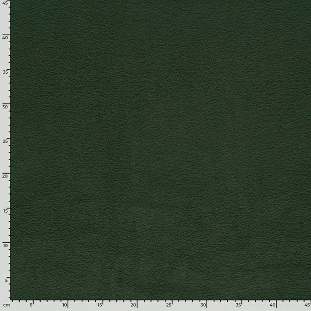 Fleece fabrik Melange Dunkelgrün