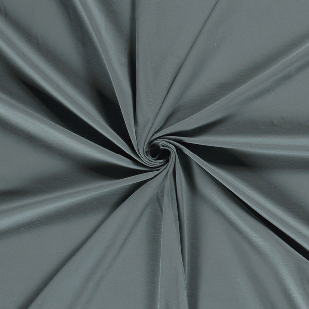 Jersey tissu Bleu acier 