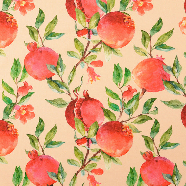 Cretonne tissu fruits Abricot