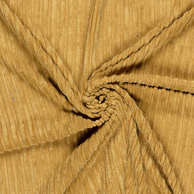Corduroy 4.5w fabric Oker brushed 