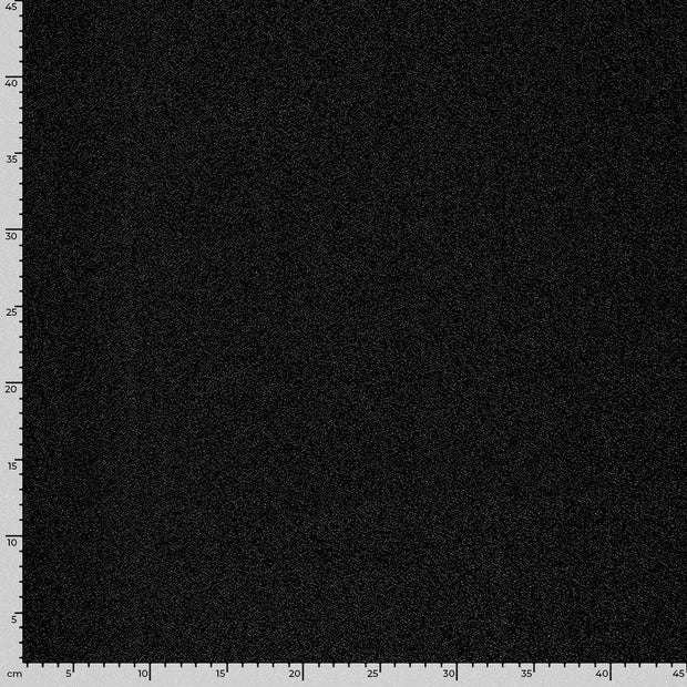 Jersey de Polyester tissu Unicolore Noir