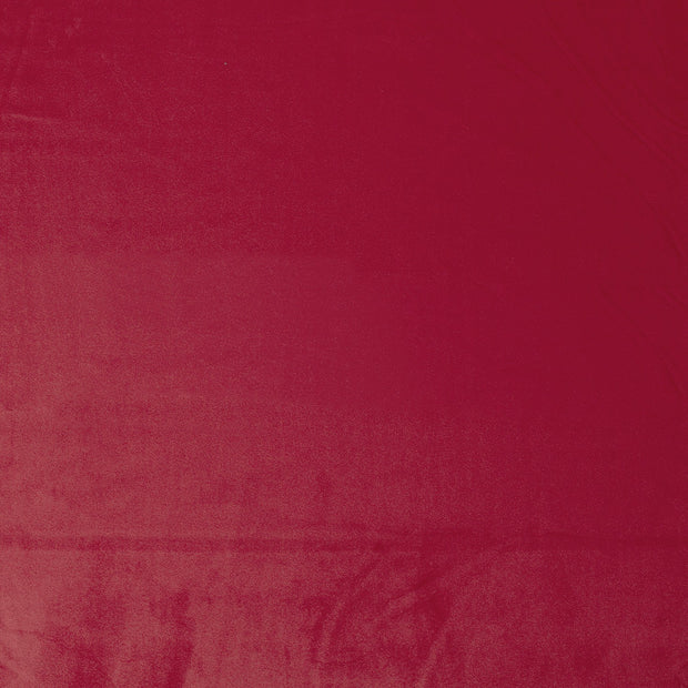 Velours tissu Rouge Bordeaux 