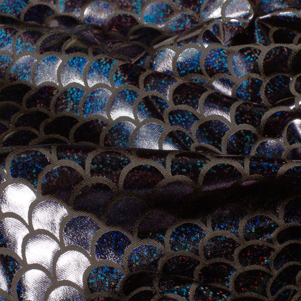 Lamé fabric Black bicolour 
