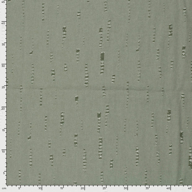 Jeans tissu Unicolore Vert Olive