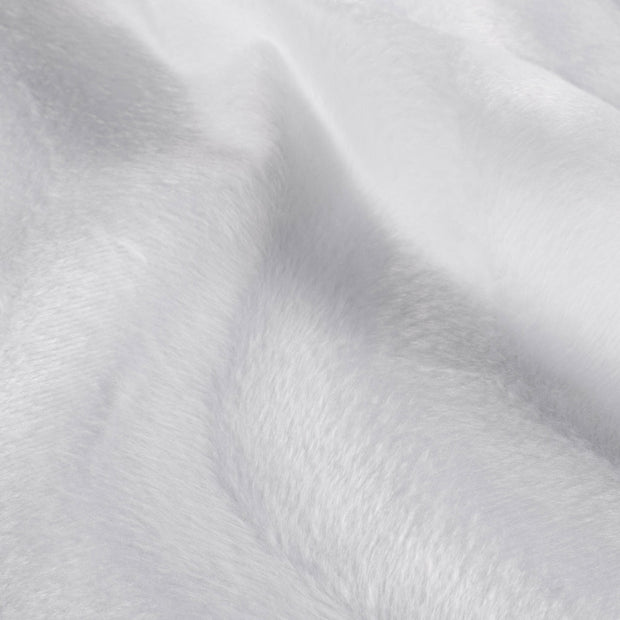 Velours fabric Unicolour Optical White