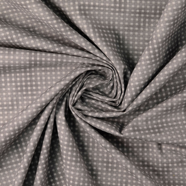 Cotton Poplin fabric Grey 