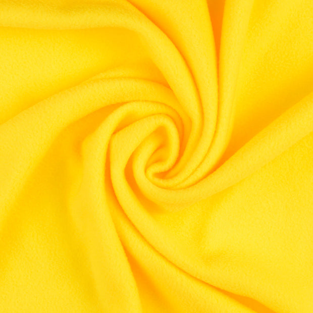 fleece fabric yellow 