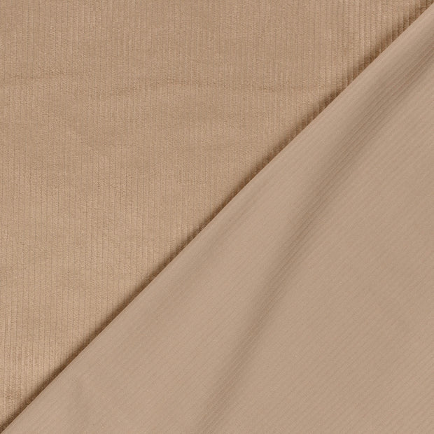 Velours Côtelé Stretch 6w tissu Unicolore 