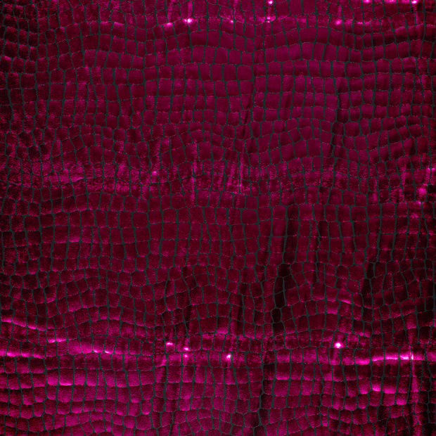 Lamé fabric Fuchsia foiled 