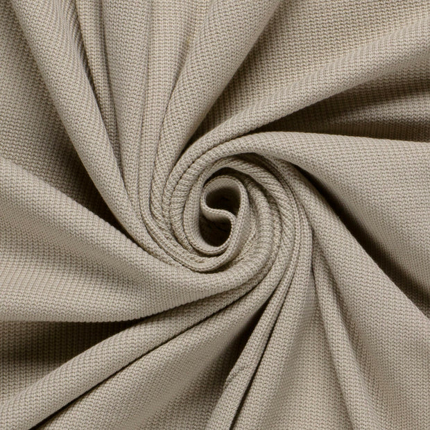 Heavy Knit fabric Cable Beige