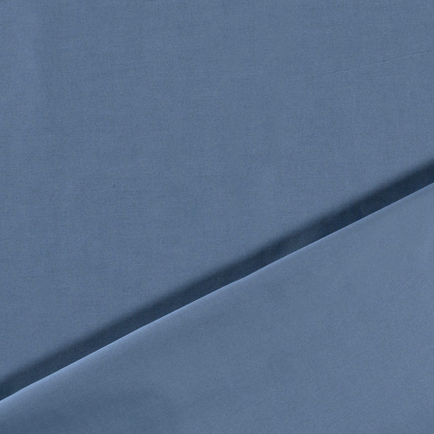 Popeline de Coton tissu Indigo 