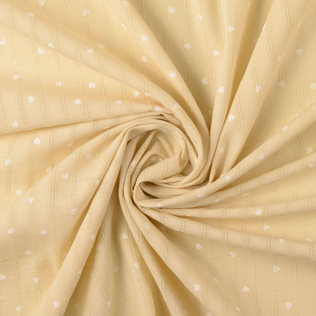 Voile tissu Jaune 