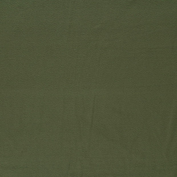Microfleece fabrik Khaki-Grün weich 