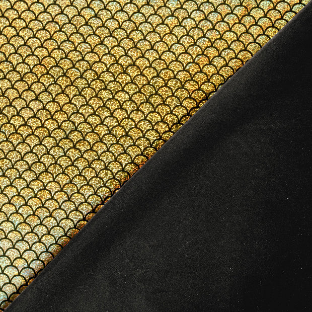 Lamé fabrik Meerjungfrau Gold