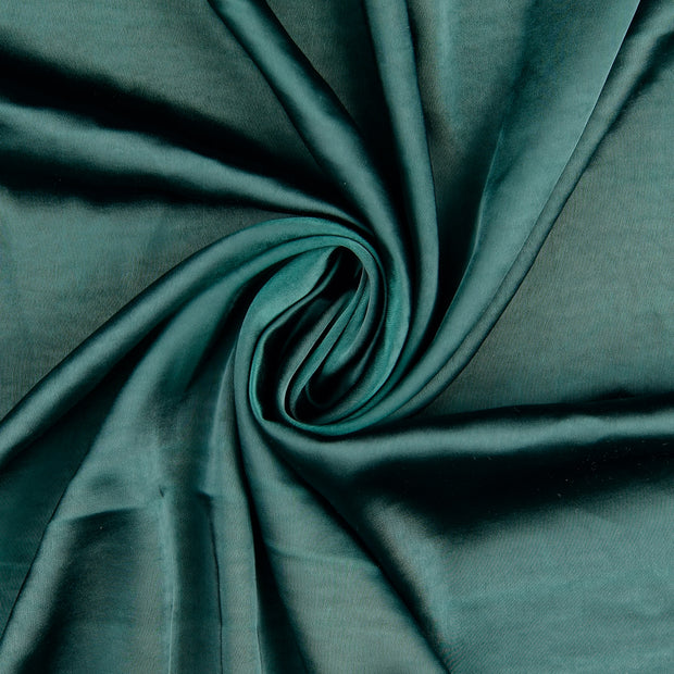 satin fabric Dark Green 