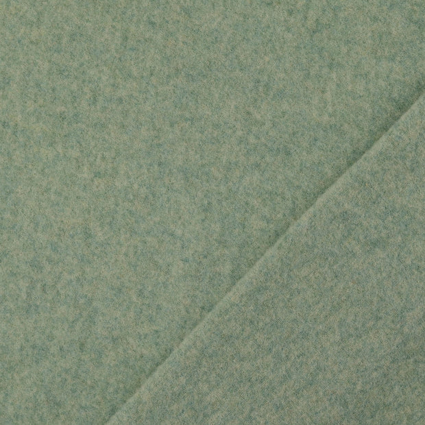 Chiffon en laine tissu Menthe fil teint 