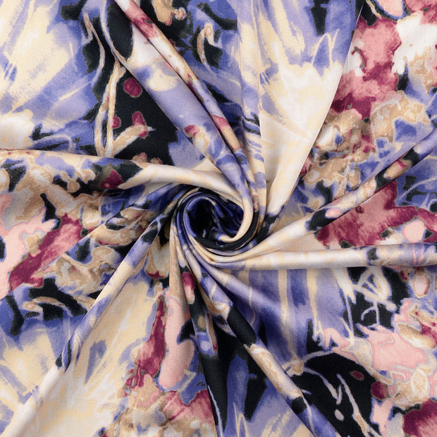 Viscose Satin tissu Lilas 