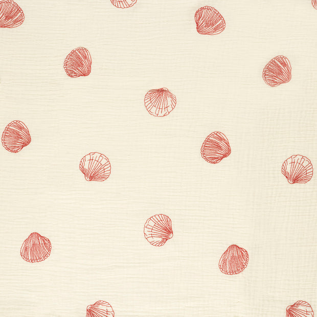 Double gaze tissu Rouge 
