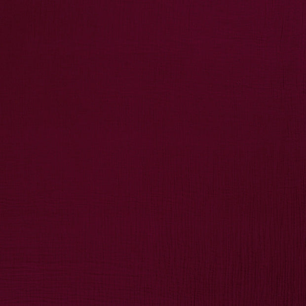Triple Gaze tissu Bordeaux mat 