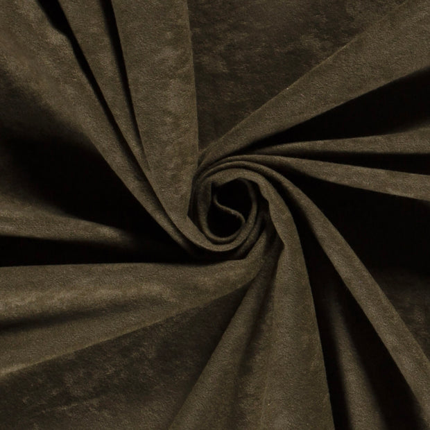 Leder fabrik Olivgrün 