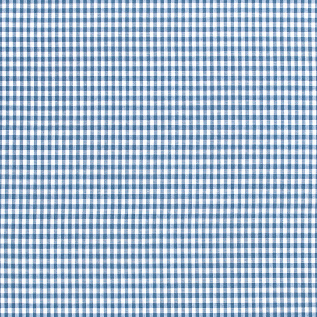 CO Popeline fabrik Karo's Jeans Blue