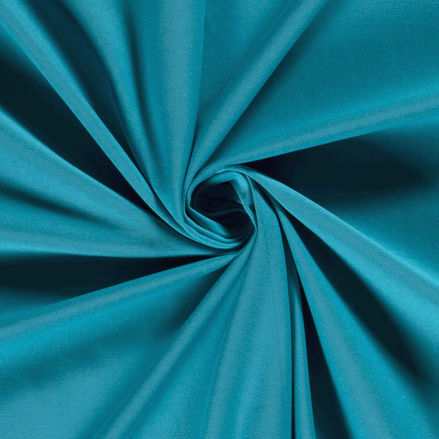 Jersey tissu Unicolore Turquoise