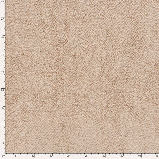 Sherpa Fleece fabrik Uni Beige