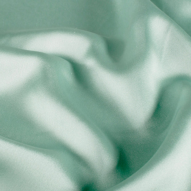Satin fabric Unicolour Dark Mint