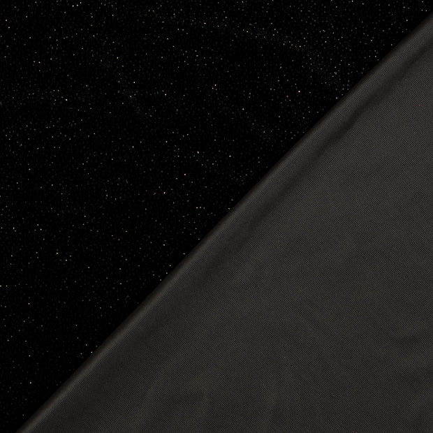 Samt Jersey fabrik schwarz dew drops 