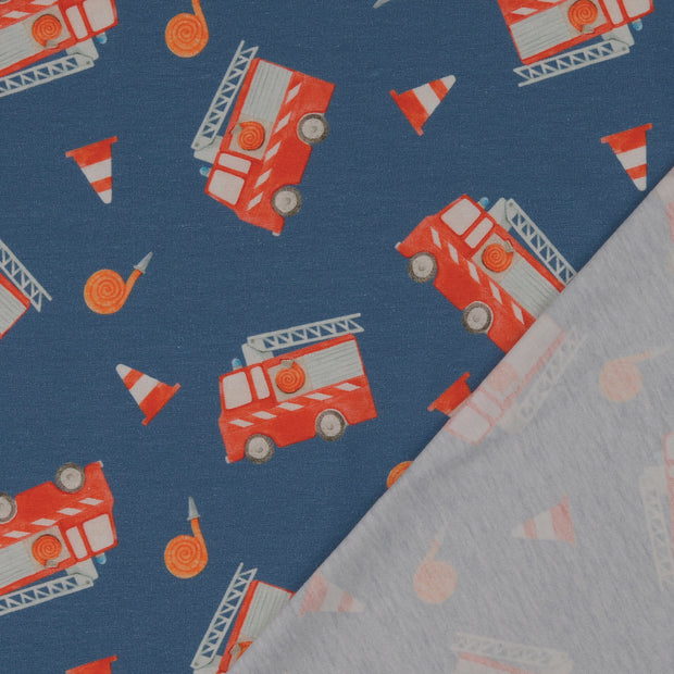 Cotton Jersey fabric digital printed 