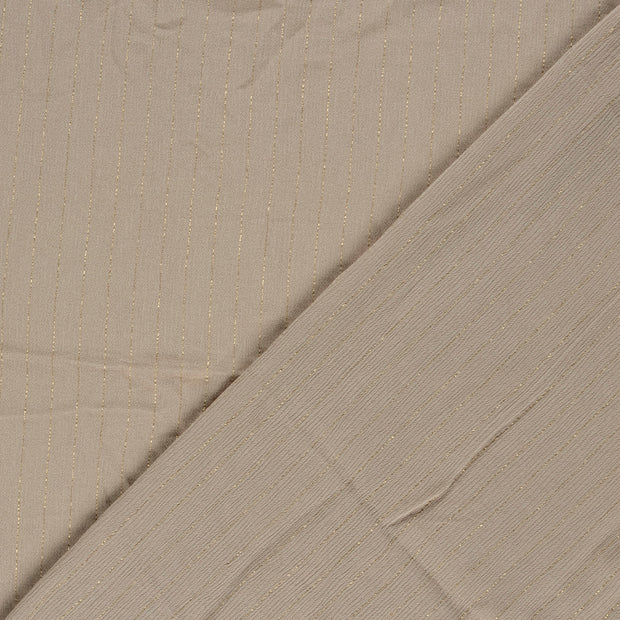 Crepe fabric Unicolour Lurex 