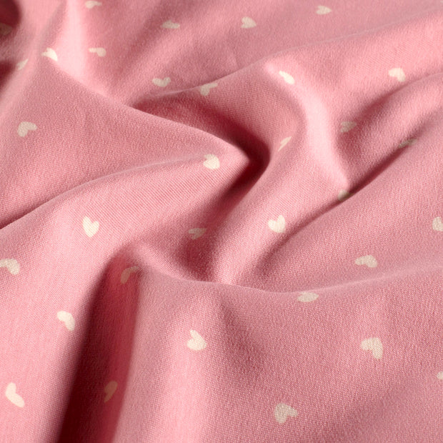  fabric Hearts Old Pink