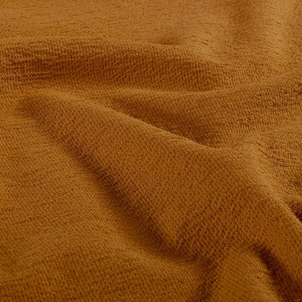 Terry Crepe fabric Unicolour Caramel