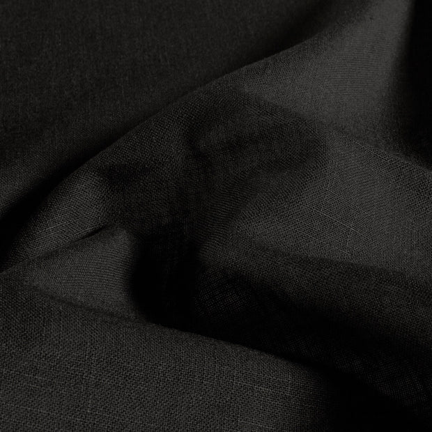 Woven Polyester tissu Unicolore Noir