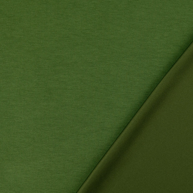 Heavy Knit tissu Vert Olive peint 