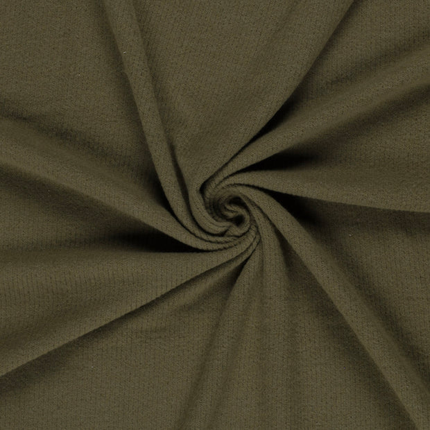 Poly Viscose Jersey fabric Taupe Grey 