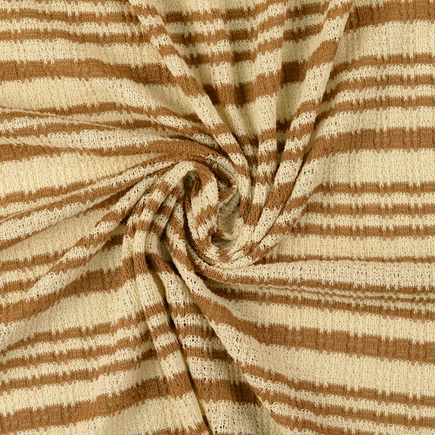 Heavy Knit fabric brown 