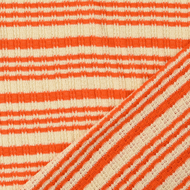 Heavy Knit tissu orange 