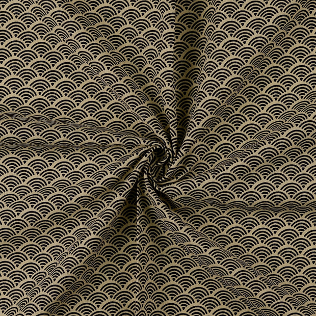 Cotton Poplin fabric Navy 