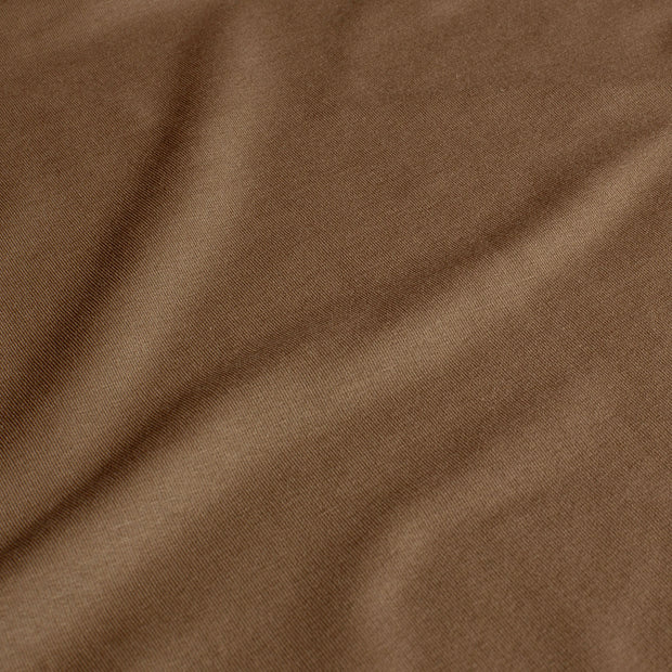 French Terry GOTS organic fabric Unicolour Taupe Grey