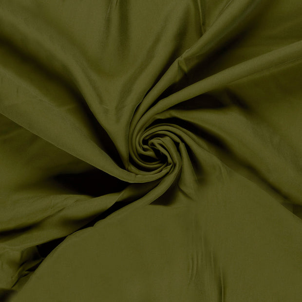 Viscose Twill fabrik Khaki-Grün 