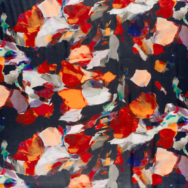Satin fabric Navy slightly shiny 