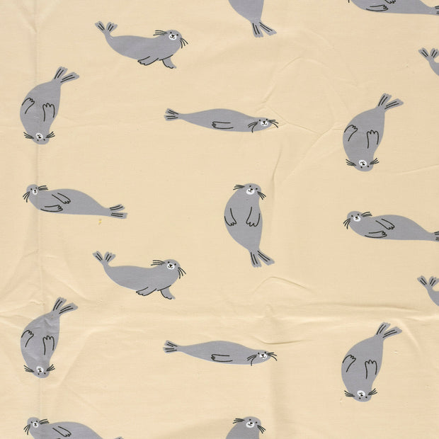 French Terry fabric Beige 