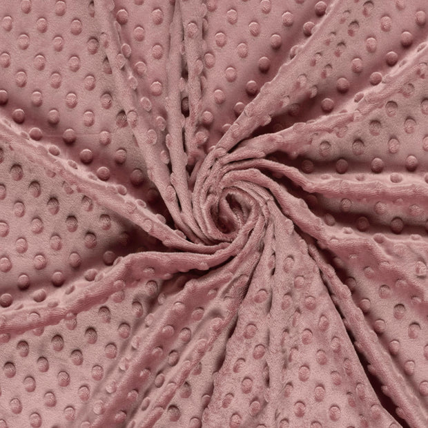 Minky fabrik Mauve 